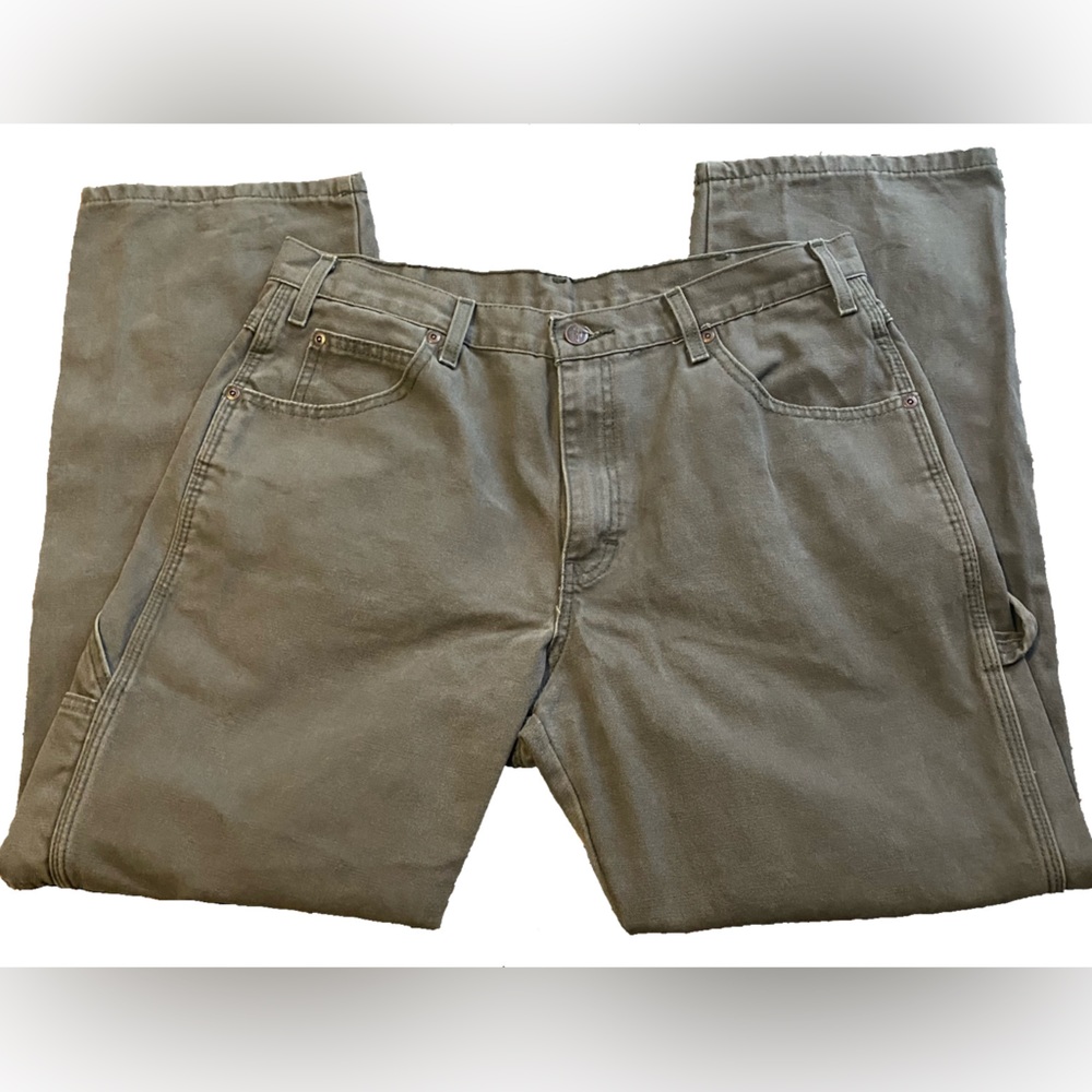 Moss Green Relaxed Duck Jean Dickies